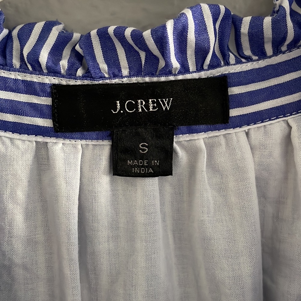J. Crew Blue and White Striped Dress - Picture 5 of 10